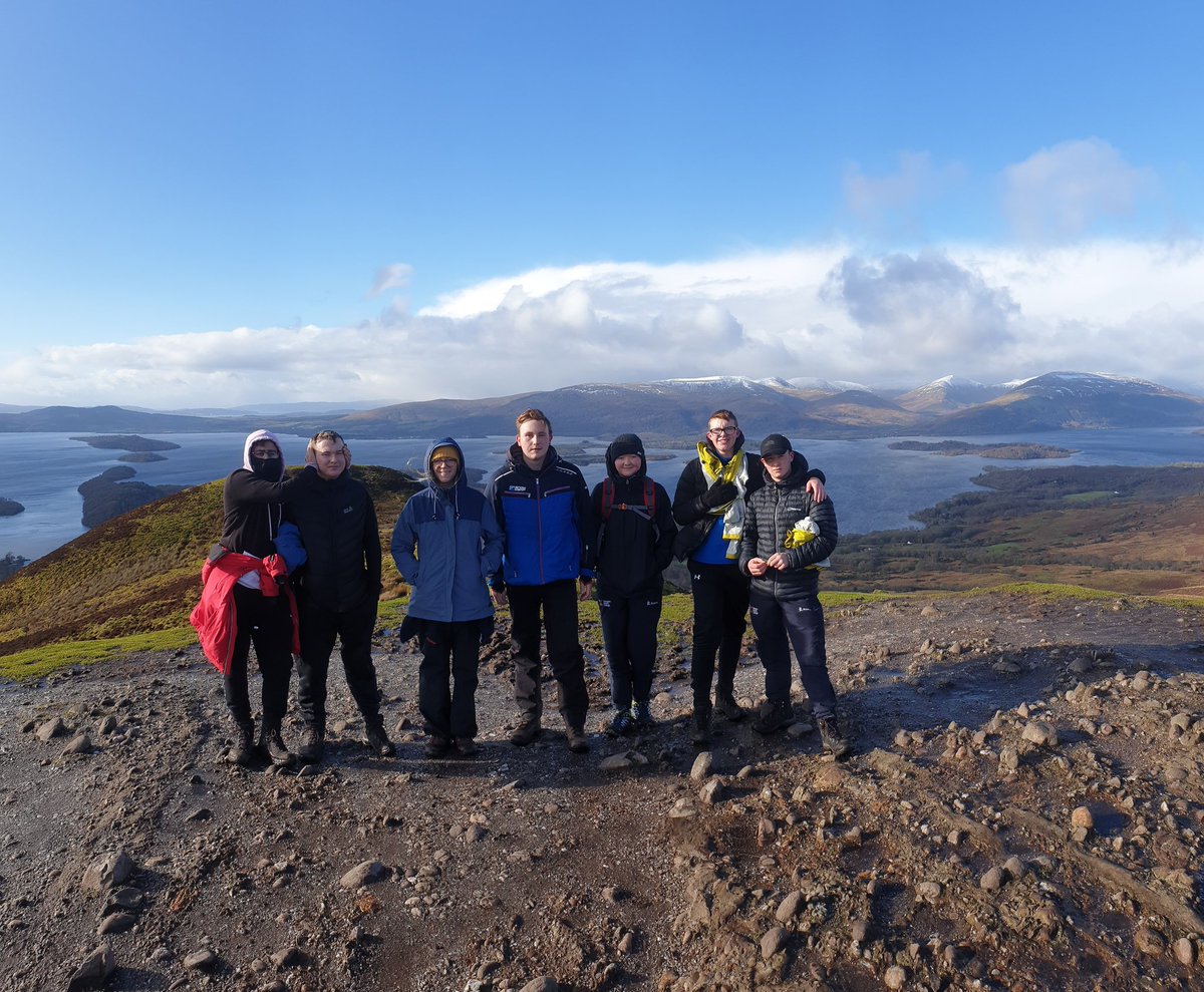 SportsGkc's tweet photo. Sun, wind, rain, sleet and snow all in one morning for the level 5 class. 🌧☀️❄Anothing hill logged for the completion of the hillwalking unit!✅ https://t.co/0REexOQ30P