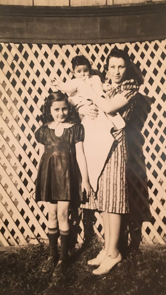 GrammaAndGinga's tweet photo. TBT~ Wow!1939 Gramma at age 25 with her 2 daughters, Marie(9) and Sheila(10mos). Times weren’t easy back then but they were tough!😊 https://t.co/T4UlL5uc9H