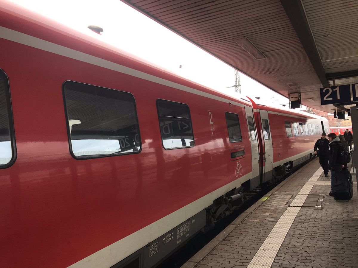 It gets a bit more complicated here - one reason the ticket is cheap is because you take a regional train for a portion of the journey. It takes longer but saves a huge amount of money. It’s perfectly comfortable, there are power plugs and tables etc. This will take me to Cheb