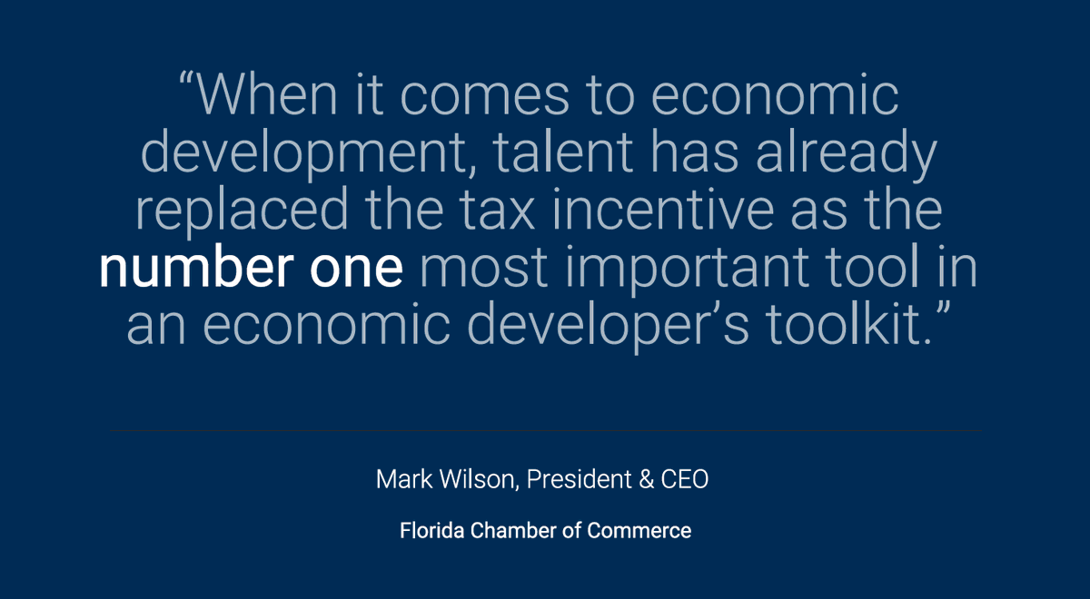 CareerSourceFL's tweet photo. Mark Wilson is here from @FloridaChamber to share about business’ role in educating & training talent.
We support @GovRonDesantis’ goal of becoming No. 1 in the nation for #WorkforceEd by 2030. https://t.co/NKRDvOk6dG