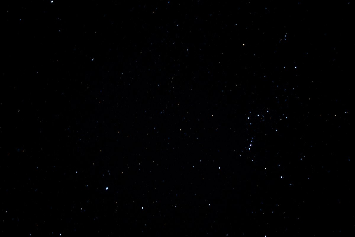 月がないと星空綺麗