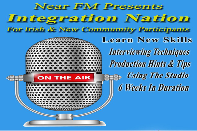 nearfm's tweet photo. Do you want to have your voice heard and become a radio/podcast producer?  Why don't you sign up for our #IntegrationNation radio skills course that includes people from all different backgrounds. Starts April 22nd. For more info call George on 018671190 or mail george@near.ie https://t.co/dnSWcXgtwE