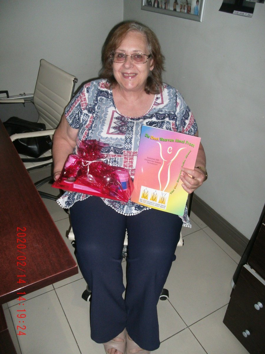 dietsa's tweet photo. The winner for our competition that we ran with Rosestad Radio is Ann Smit! She has also decided to join our lifestyle programme at our Bloemfontein diet clinic. We would like to wish Ann the best on her weight loss journey with us and will be with her every step of the way. https://t.co/fU3g1gaY8n