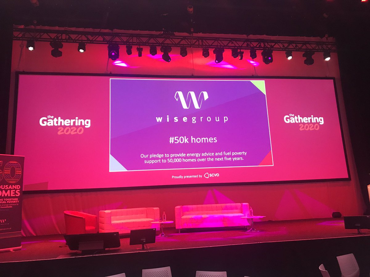 sirius_d's tweet photo. @wisegroup_se colleagues kicking off #50KHomes pledge at @scvotweet #gathering2020 โค๏ธ. Solid public commitment to support 50K households out of #FuelPoverty by 2025 ๐ช๐ป๐ช๐ป๐ช๐ป#TogetherWeCan https://t.co/TUHaDY4pwW