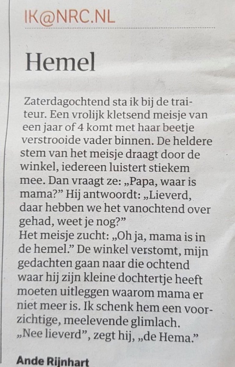 shossontwits's tweet photo. ‘Mama is in de hemel’
#oudikje. https://t.co/cEDlcfqvvN
