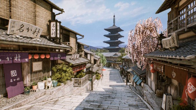 京都アセットは、簡単に昼と夜のライティングを切り替えることができます。
こちらのドキュメントをご確認ください。
https://t.co/V27wC6DZNt 