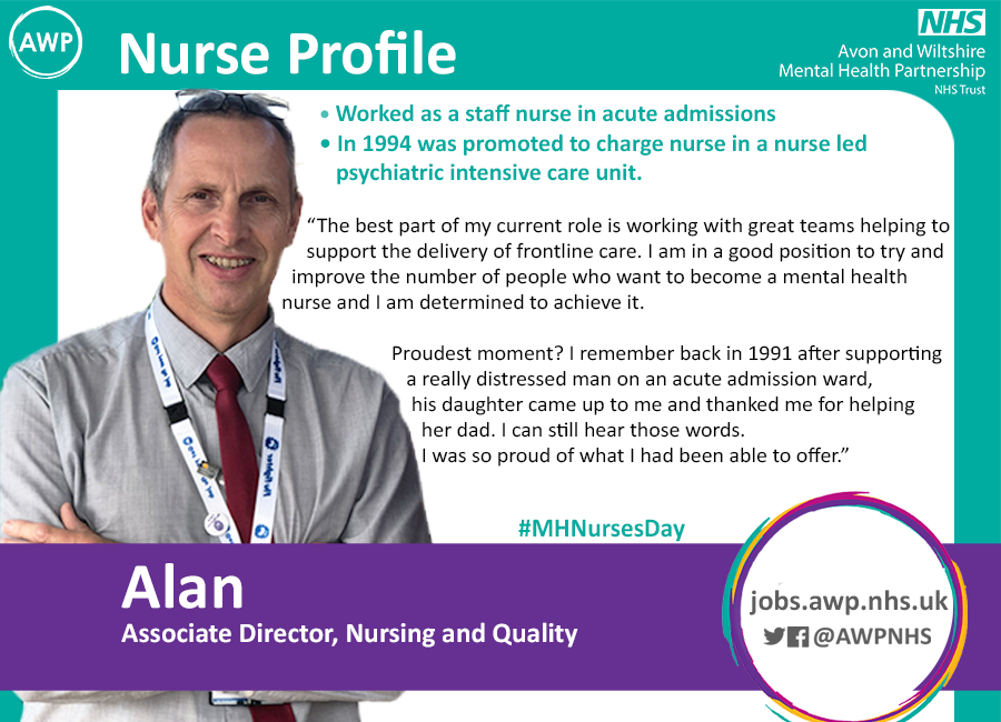 توییتر \ Awp Mental Health در توییتر: «Alan Is Our Associate Director Of # Nursing And #Quality. This #Mhnursesday He's Promoting The Variety Of Nursing  Roles Available In #Mentalhealth. If You're Interested In