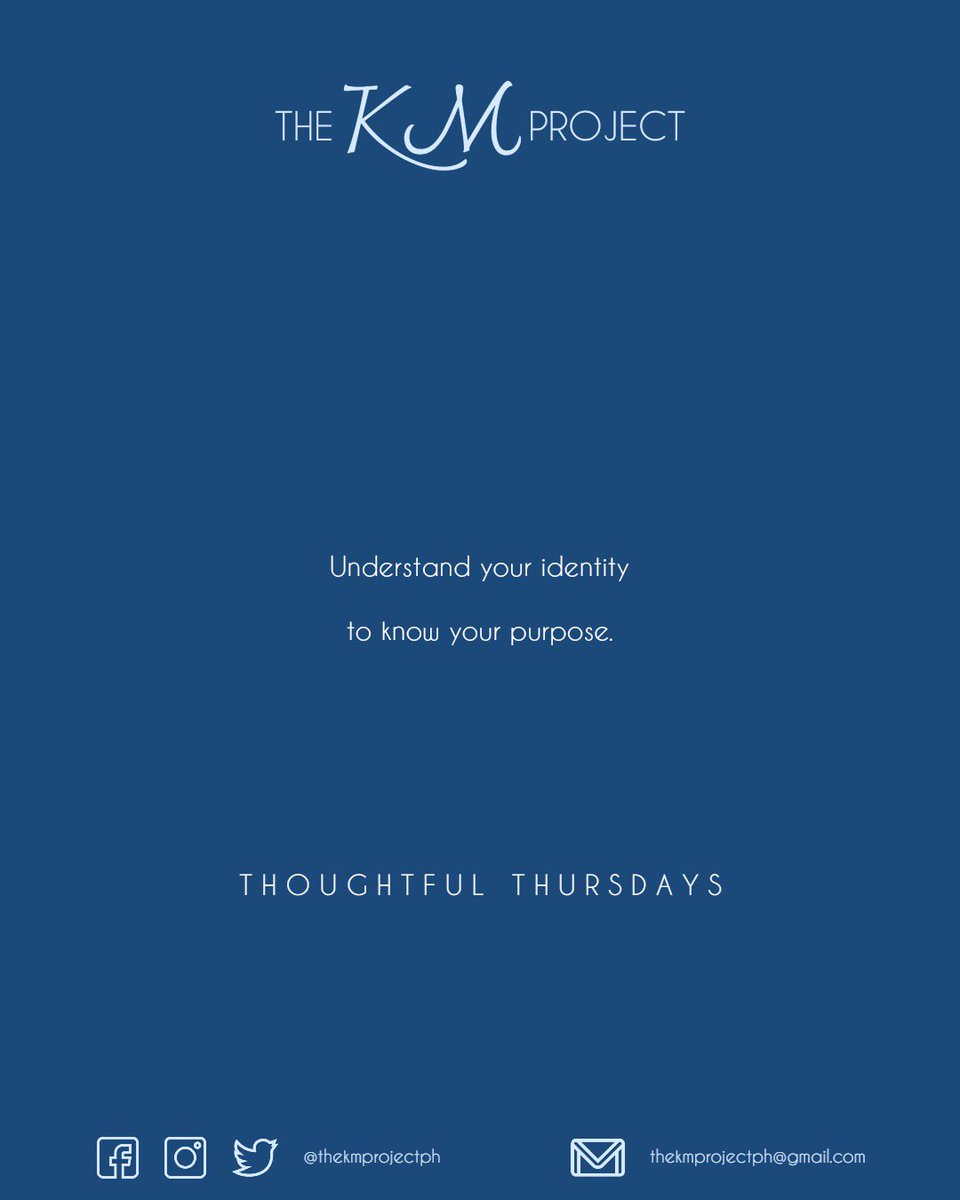 thekmprojectph's tweet photo. Thoughtful Thursdays 🦉

Understand your identity to know your purpose.

#thekmproject #ThoughtfulThursday #owlsdivision https://t.co/QCyeNsNpbO