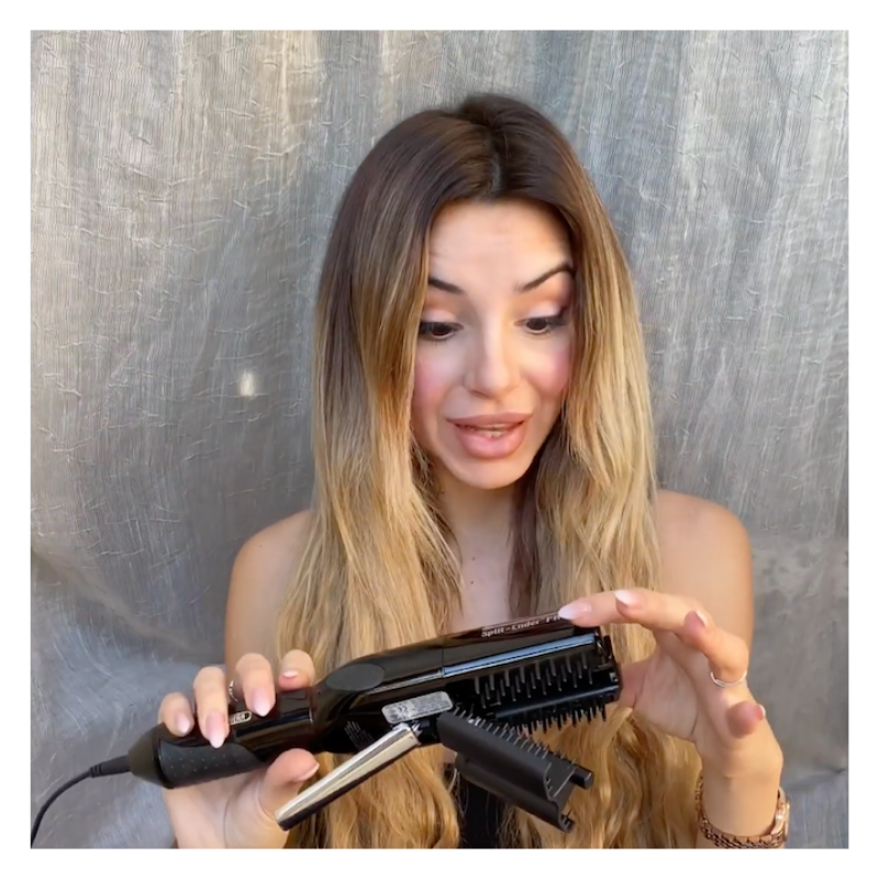 splitenderPRO's tweet photo. Check Out‼️ Giada Brince hair routine with the revolutionary 😍 Split-Ender PRO 2. Even you can get amazing results like this right at home!
.
#splitenderpro #splitenderpro2 #hairgoals #hairroutine #haircare #hairlove #splitender #splitends https://t.co/HhJayqpw2R
