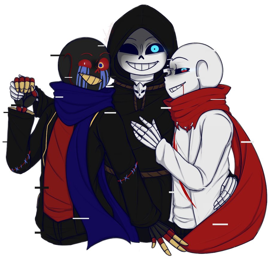 Reaper sans - Desenho de error_sans_br - Gartic