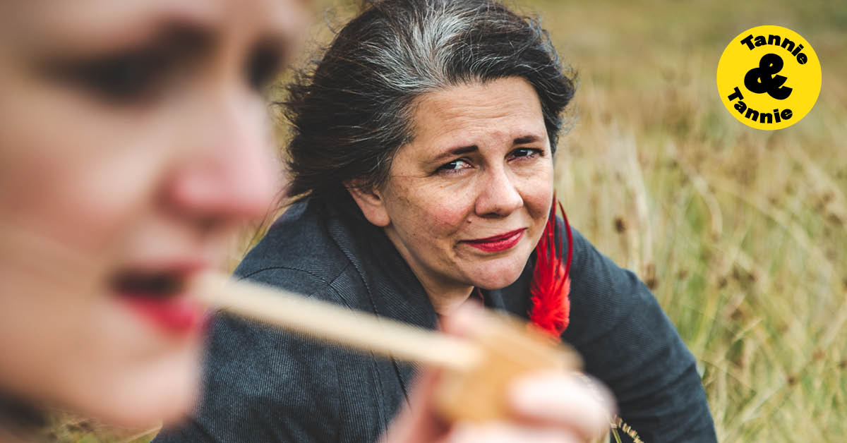 Tannie &amp; Tannie. Saturday 14th March. <a href="/cluntergate/">Cluntergate Centre</a> #Horbury #Yorkshireis tannieandtannie.com