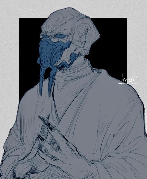 初描きPlo Koon 