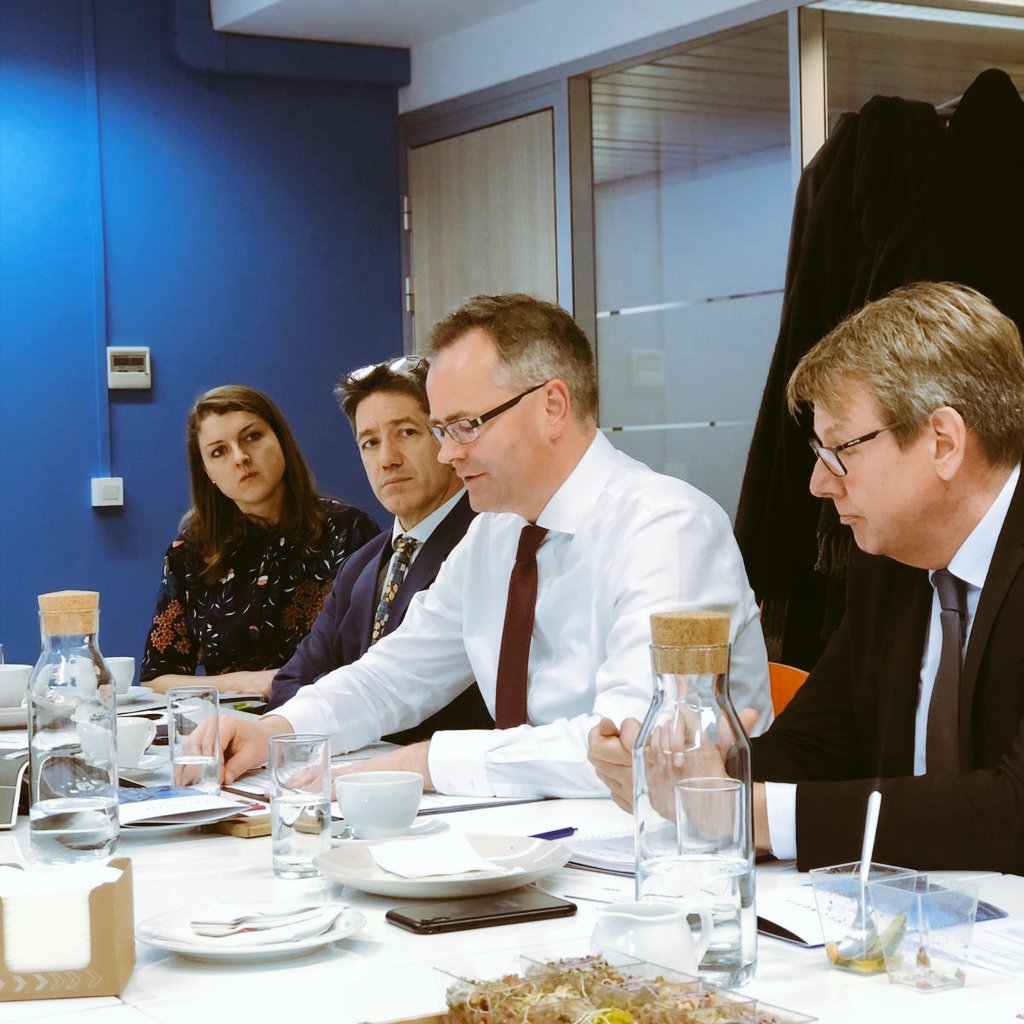 IP_Brussels's tweet photo. Today we had the pleasure to host an informal roundtable on the German Presidency agenda #DE2020EU with Dr Ivo Thiemrodt, Head of Justice and Consumer policy unit @GermanyintheEU https://t.co/VGamd8on0b