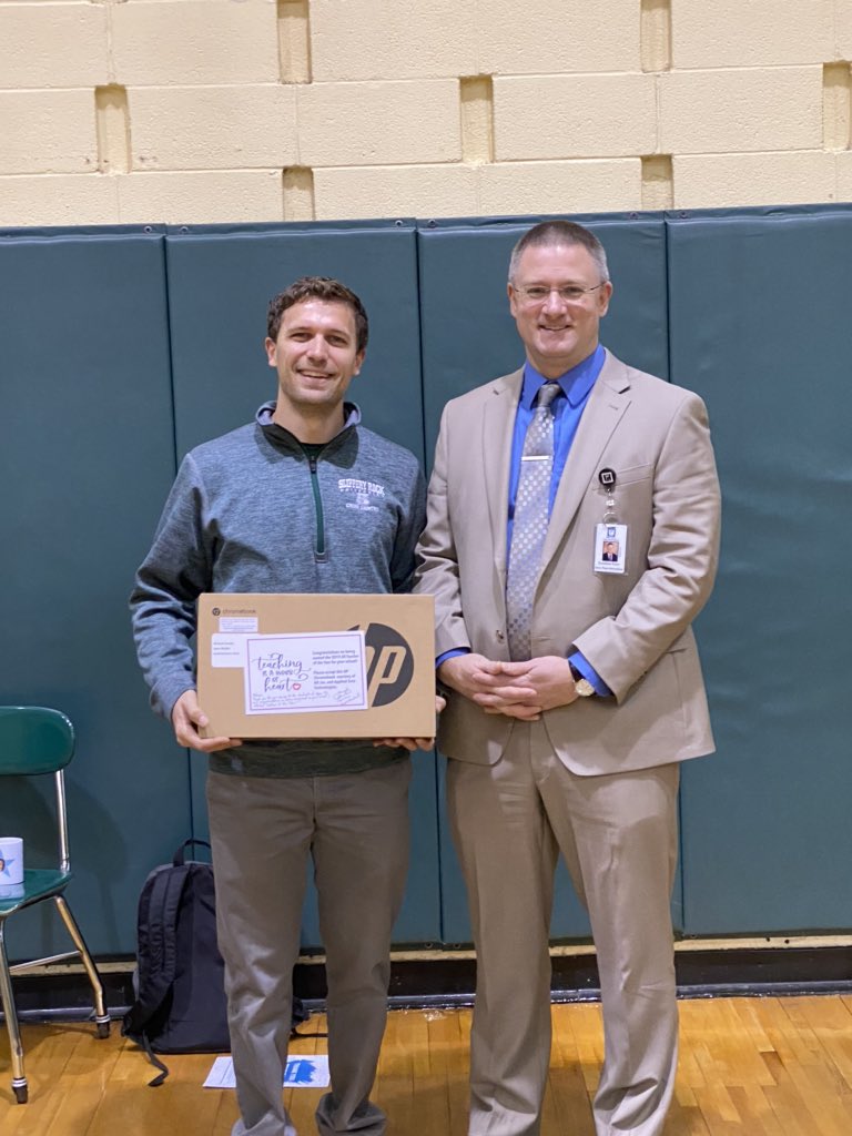 Apex Middle school 2019-2020 Teacher of the year; Congratulations Mr. Combs!