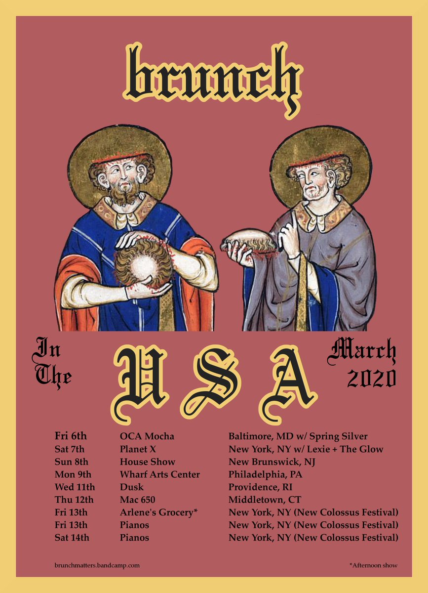 In a couple of weeks we are heading to the USA to play some gigs. I hope they like rock music !
See this poster for more info