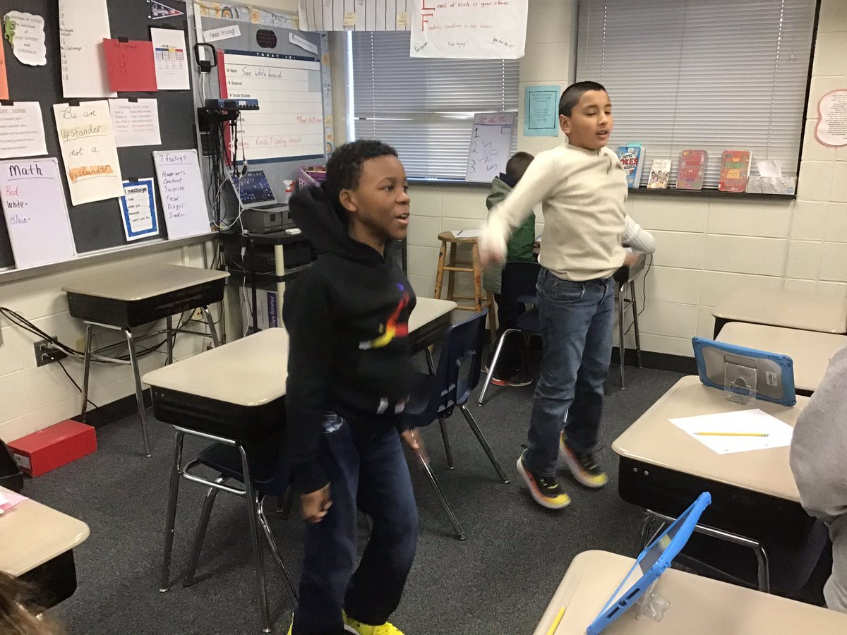 mickschdale's tweet photo. Math Workout 1-students solve math problems and the answer let’s them know how many push ups, sit ups, etc... to do. #rtslearns #d56achieves https://t.co/dzs8y76Qw7