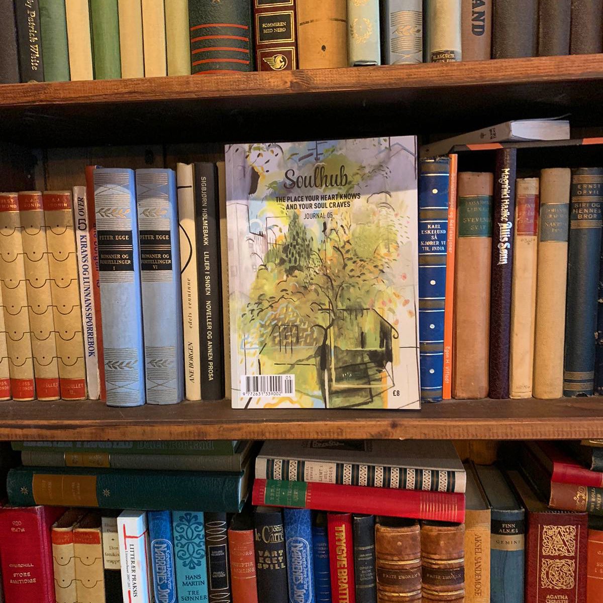 soul_hub's tweet photo. Spotted here. In Oslo. Wondering who might pick it up? 

#wheredoyoureadyours #soulhubjournal https://t.co/aiKKJEhQ69