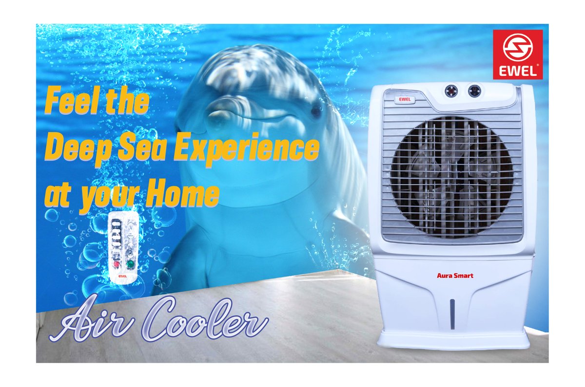 ewelgroup's tweet photo. An exquisite air cooler with hi-tech remote control technology to control the fan speed, change the mode from swing to swing+cool or only cool to protect from the scorching heat easily.
#Ewelgroup #Aircooler #Cool #Chill #Aurasmart 
Follow us: https://t.co/vuvEqBZfyl https://t.co/je2HaoaXIy