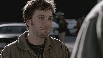 lisagjournalist's tweet photo. @charliecapen @GabrielTigerman @PeteButtigieg Just watched "All Hell Breaks Loose" episode and was so struck by the resemblance. Knew others would notice! https://t.co/Yf5pLyDBS7