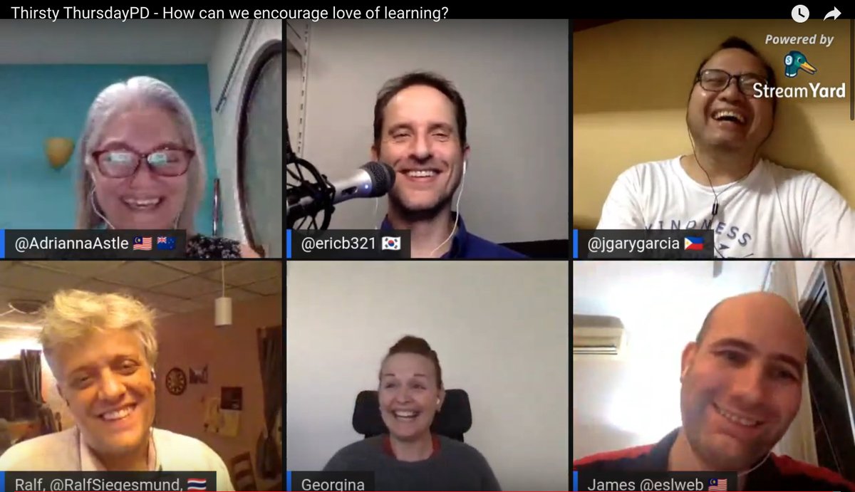 ericb321's tweet image. This week's episode of ThursdayPD: "How Do We Encourage a Love of Learning" -- not just for students, but also for educators!
youtube.com/watch?v=Zo9E8u…
#edtech #education #learning