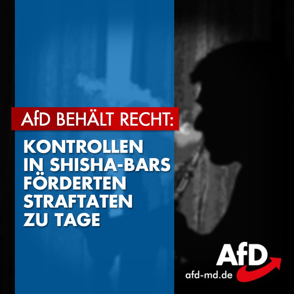 #RechterTerror in #Hanau auf Menschen, die sich in einem Café entspannen: Es ist die #AfD, auch in Hessen, die seit Monaten gegen #ShishaBars hetzt. Und das ist nur eine kleine Auswahl. #noafd #Rassismus