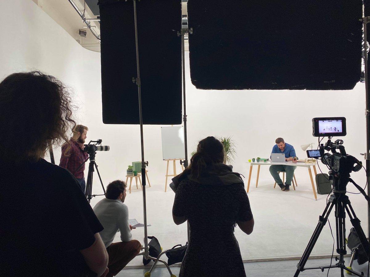 Retour de trois jours de #tournage pour les Canards, sur un très beau projet d' #elearning !