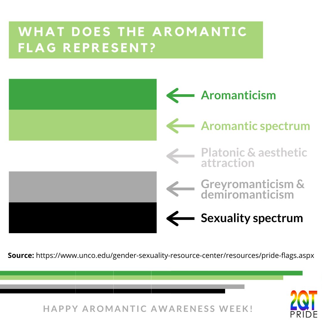 2qt Pride On Twitter Ever Wonder If Pride Flags Have Meaning To The Colours They Use They Sure Do Here S What Each Colour Of The Aromantic Pride Flag Represents Everyone On The