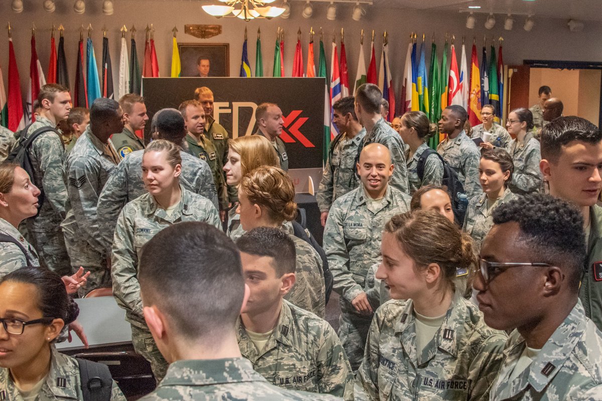 LEDxAU's tweet photo. FUN FACT: Last year’s event hosted 200+ @airforce ROTC Cadets! These cadets study at universities throughout the U.S. and will become commissioned officers in the U.S. Air Force. LEDx was their chance to hear from an array of speakers and meet with Air Command and other students. https://t.co/tUGem5mDbw