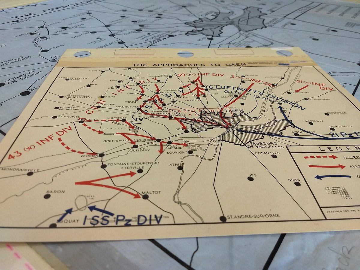 CRMA_ACRC's tweet image. TBT to one year ago when we scanned 200 maps from the Battle of Normandy @LibraryArchives in support of @project4_4

#history #preservation #archives