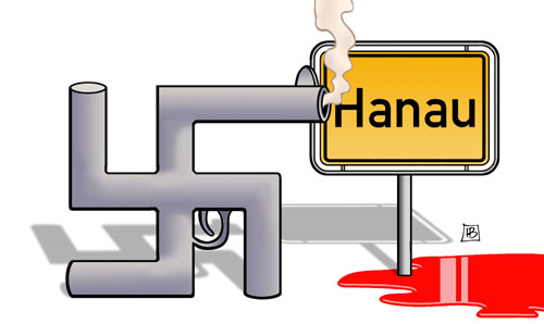 Angst, Trauer und Schmerzen... mehr fällt mir dazu nicht ein...

Die Story:
bild.de/news/2020/news…

(c) Harm Bengen harmbengen.de
_____________________________________
#Hanau #HanauShooting #Rassismus #rassismustötet #TobiasR