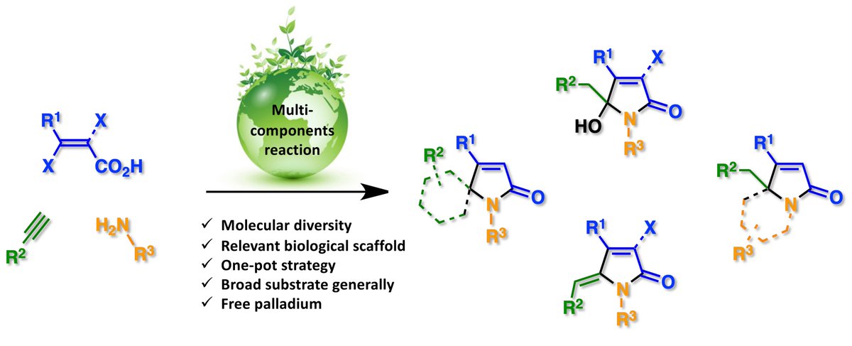 Amazing week... Our work about the preparation of  biorelevant γ-lactam backbones thanks to  scalable copper-catalyzed cascade multicomponent processes is now online on OPRD. Thanks Idham and Atef for this work.
See pubs.acs.org/doi/10.1021/ac…
<a href="/OPRD_ACS/">Organic Process Research & Development</a>, <a href="/CommeirasL/">Laurent COMMEIRAS</a>, @ism2_fr