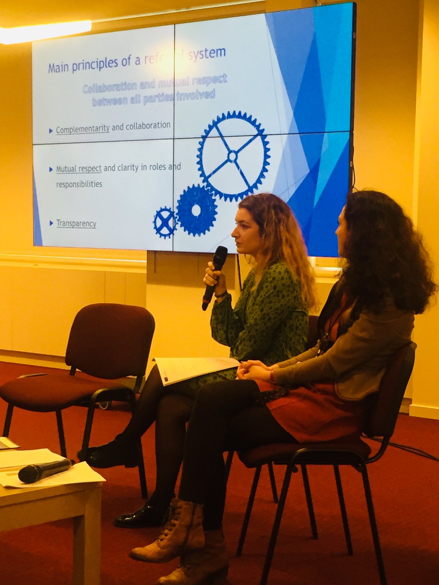 VictimSupportEU's tweet photo. #VICToRIIAFinalConference: Our next conference session is about practical solutions to ensure victims’ access to support. Experts talk about core solutions on how to achieve #referral and how to best identify victims’ needs through an effective intake process.
#VICToRIIAProject https://t.co/CJoJWqKIO9