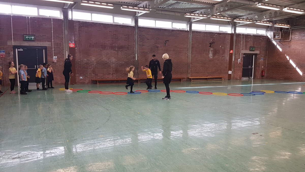 ASGBannerman's tweet photo. #PhysicalActivity is Great fun for @sandaigprimary P2s enjoying games led well by @SportsCogc sports coaching students https://t.co/gFplpUg1ch