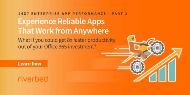 jflinnriverbed's tweet photo. #Office365 #O365Performance @aliconig @riverbed The ability to use O365 on Planes and Trains! Riverbed SaaS Accelerator... https://t.co/HcdGRBov0W https://t.co/jYobN9Ozch