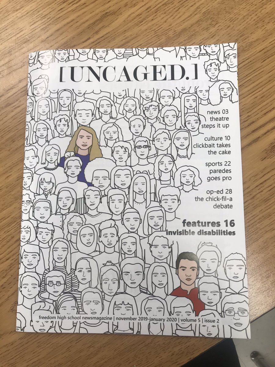 The NEWEST ISSUE of the Newsmag is HERE!! Get one during your lunch or grab one from 603!!