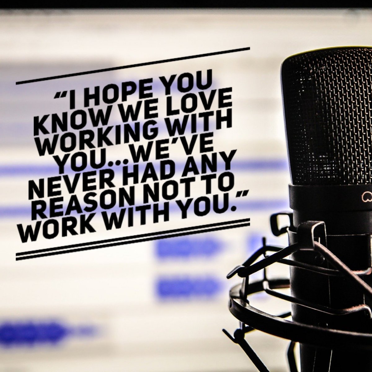 voicebyfishman's tweet photo. Reminders like these from clients keep me motivated in this business. Talent's part of it, but gratitude, respect and kindness are just as important.

#businessowner #Entrepreneur #voicetalent #VoiceActors https://t.co/ktq4uHibJA