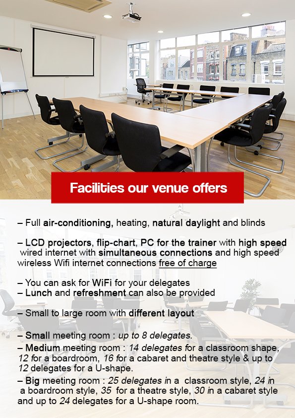 TrainingRooms's tweet photo. CENTRAL LONDON TRAINING  ROOMS &amp; FACILITIES.

- We are located within Central London, about 10 minutes’ walk (0.5 miles) from London Liverpool Street, Moorgate and Old Street underground and the main line stations. 

-Free Evening parking after 6:30
 Free Weekend parking 13:30 https://t.co/RJGgSxx9yb