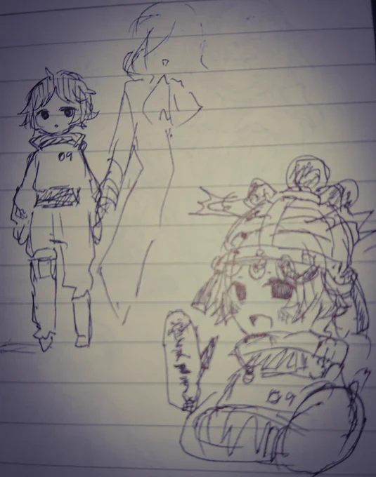 偽笑ちゃんらくがきしてたやつ… 