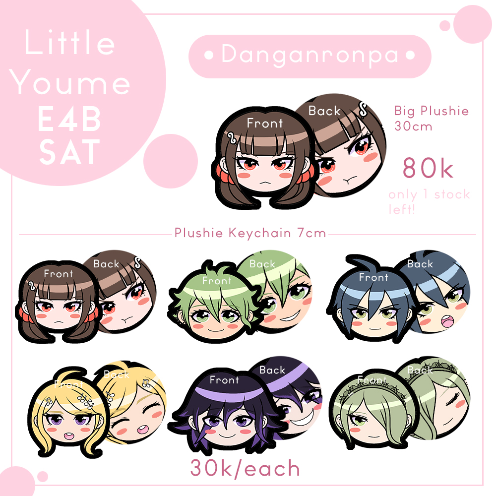 Hello, here is my catalogue for #cf14 #comifuro14 for you who like #Danganronpa, #HarvestMoon #Detroitbecomehuman #BTS #VirtualYoutuber and #AnimalCrossing, visit our Booth E4B on Saturday~ Thank you~