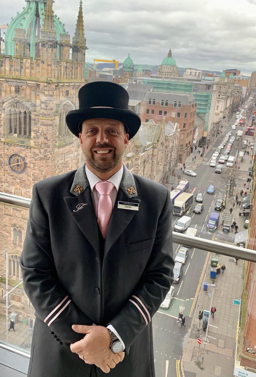FitzwilliamBEL's tweet photo. Wishing all the best to Declan McFarlane who has been nominated for ‘Concierge of the Year’ in Ireland. We are so proud! We will have everything crossed for you when the winner is announced on Saturday at the @LesClefsdOrIre Annual Gala Ball 🤞 #conciegre #fitzbelfast https://t.co/RCo51MbtyP