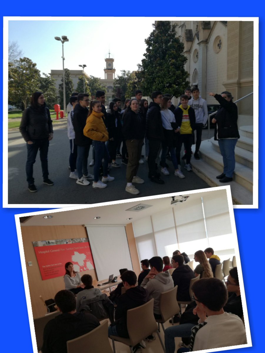 FEDACSantAndreu's tweet image. L' itinerari de ciències de 4tESO visitem el parc sanitari de salut mental de Sant Boi #serveicomunitari Per sort  ja no estigmatitzem tant a les persones que pateixen malalties mentals, però encara queda feina! #passioxeducar @craq14 @helenagmedina