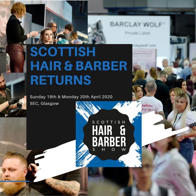 ScotBarberShow's tweet photo. *It's Here!* Scottish Hair &amp; Barber returns to the SEC, Glasgow on Sunday 19th &amp; Monday 20th April. Find out more and register for your FREE tickets: https://t.co/ClkkaVAyuL #ScottishBarberShow https://t.co/ADVcERmh5l