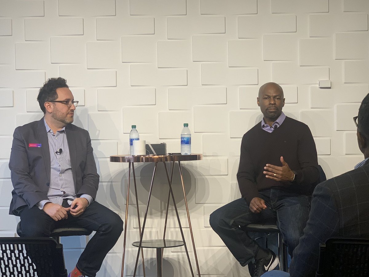 davideckoff's tweet photo. An enthusiastic crowd for today’s @threefivetwoinc innovation speaker series. @YangAdija VP for Turner NBA Digital, talking about  innovation in a mature and matrixed org. “Just coming up with great ideas is not innovation. You need a process around it.” #innovation https://t.co/DlkE6GVnib