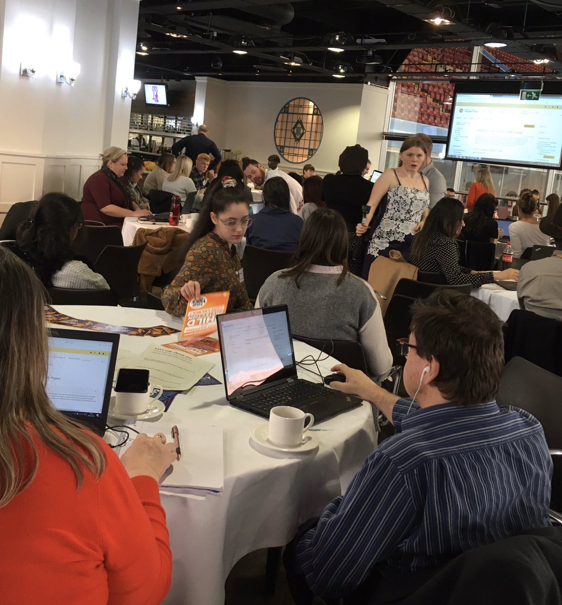 RightsandPartic's tweet photo. Launch of CICC health e-learning package in full swing, young people doing a great job as always! https://t.co/tBaiNJpw0D