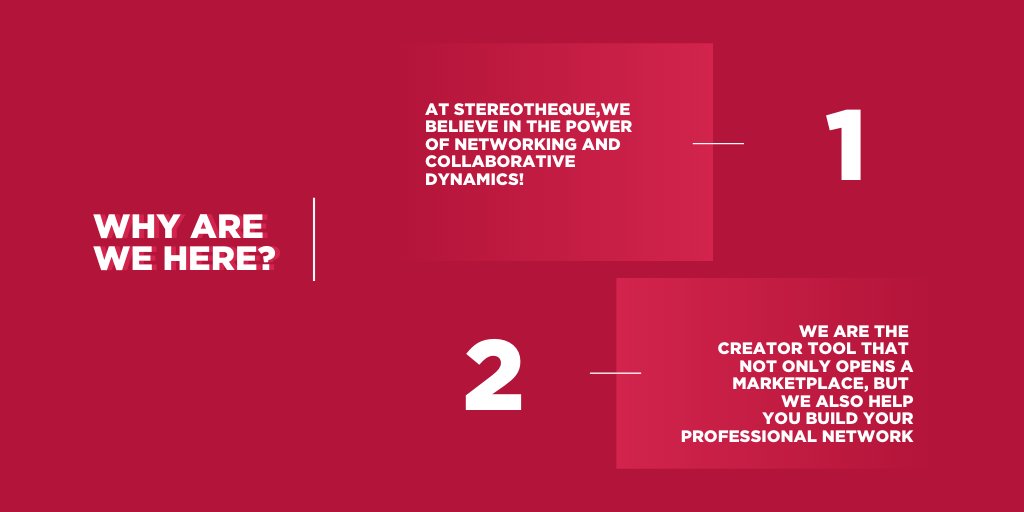 MavityCo's tweet photo. (Español Abajo) Get to know us a little more! Do you have any questions? tell us!
¿Por qué estamos aquí? ¡Conócenos un poco más! 👇🏾
#Stereotheque #music #art #team #network #createinfreedom https://t.co/Zo9qYjhC4V