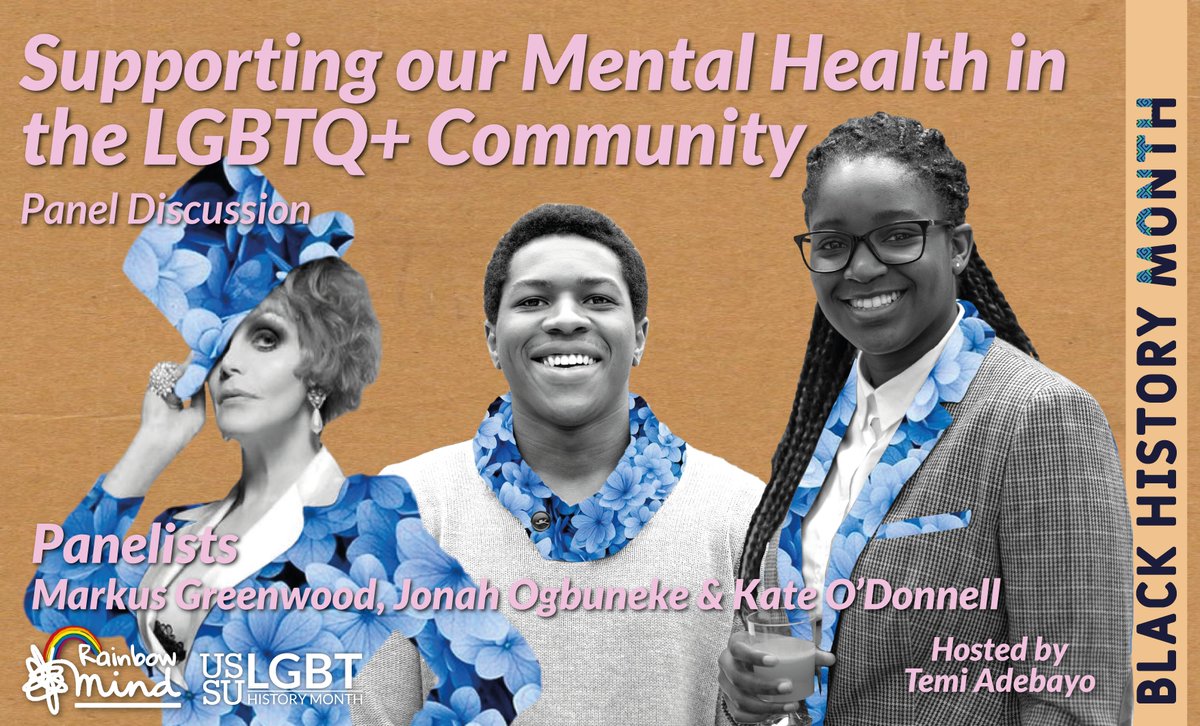 salfordsu's tweet photo. ✨Panelist announcement✨

Next Wednesday (26th) we'll be in the North Side from 1-3pm hosting a panel discussion with these fantastic people:

❤️Markus Greenwood 
💛Jonah Ogbuneke
💚Kate O’Donnell 
PLUS our very own @SalfordVPBL  will be hosting the event ✨ https://t.co/YGw1DdAjRC