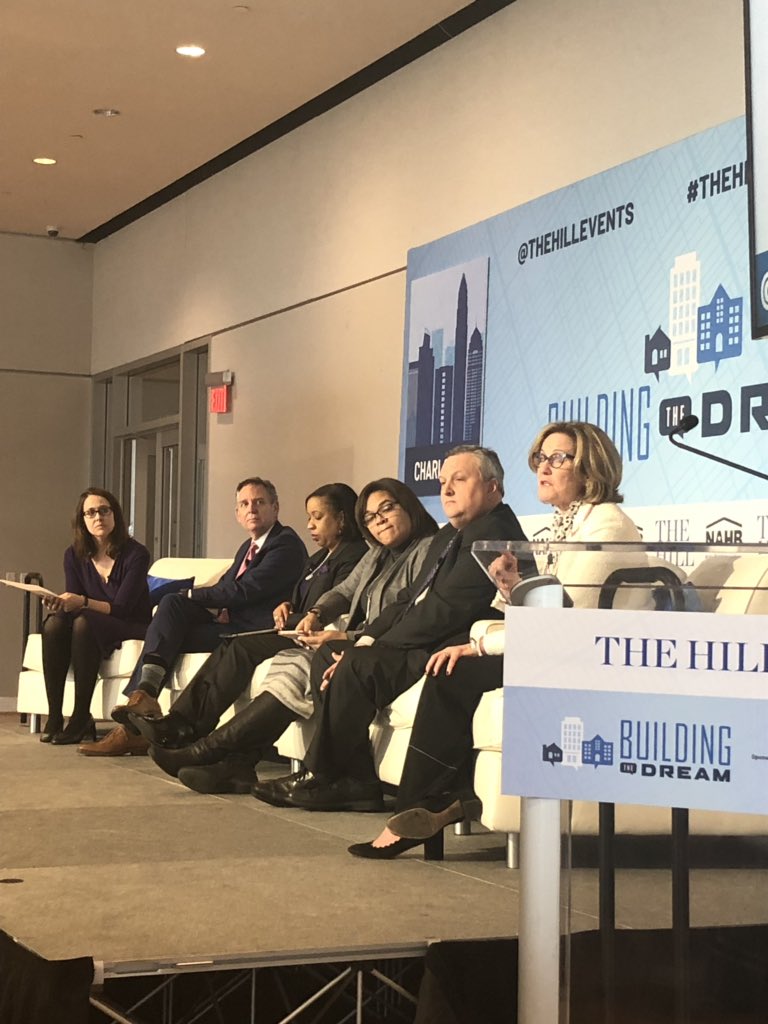 Great to see Charlotte’s strongest voices on #affordablehousing together on @TheHillEvents stage  @CLTgov @JulieEiselt @HNScharlotte @DBrianCollier @MyHomeMatters @nchousingbuilds @LisaWFAE #TheHillBuildingtheDream