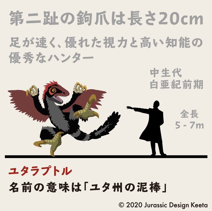 Utahraptorのtwitterイラスト検索結果 古い順