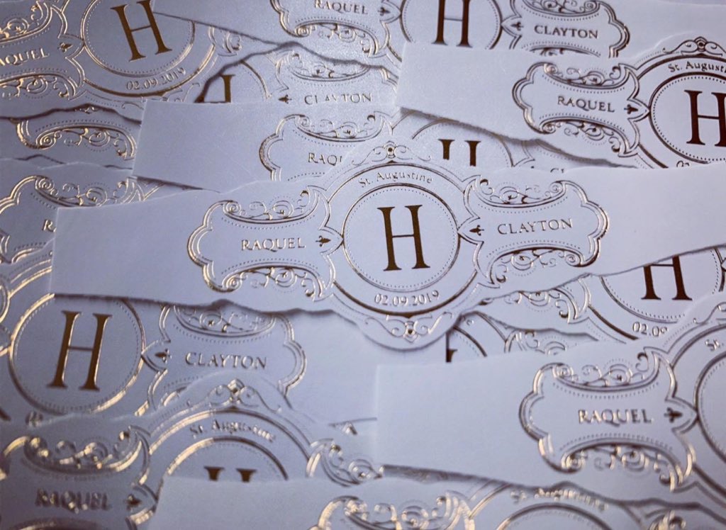 Wedding event bands done by CBM. Need event bands reach out to us. #cigarlounge #cigaraficionado #cigarsociety #cigarsnob #cigarsmoker #cigarsinternational #cigarsandwhiskey #cigarsocialclub #cigarsmoker #cigarsmoking #cigarbandman #botl #sotl #eventbands #cigarroller