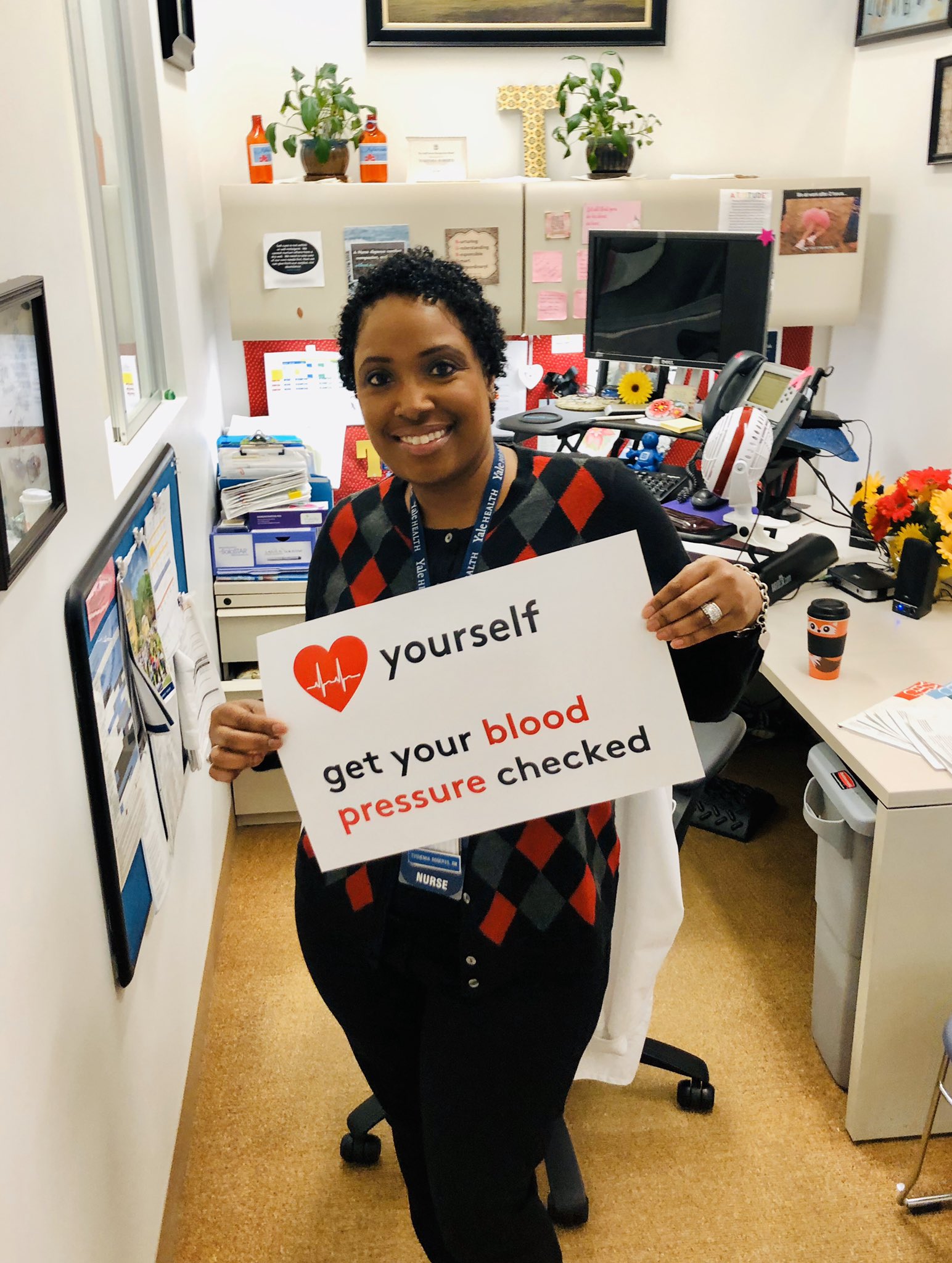 Yale Health Center on Twitter "Tushemia Roberts, RN in Internal